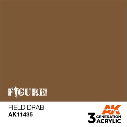 AK11435 FIELD DRAB – FIGURES, 17ml