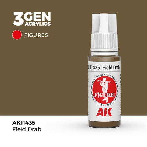 AK11435 FIELD DRAB – FIGURES, 17ml