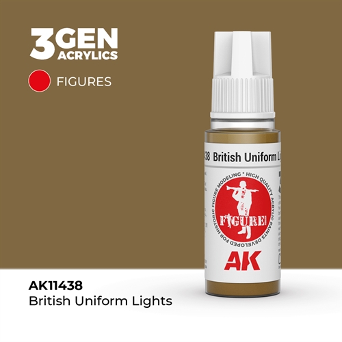AK11438 BRITISH UNIFORM LIGHTS – FIGURES, 17ml