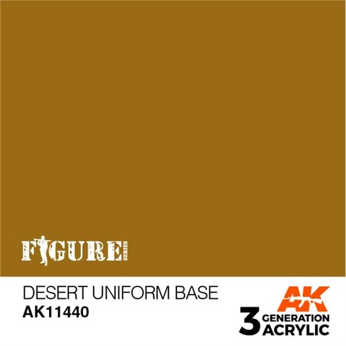 AK11400 DESERT UNIFORM BASE– FIGURES, 17ml