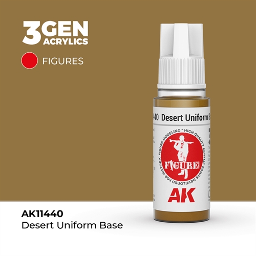 AK11400 DESERT UNIFORM BASE– FIGURES, 17ml
