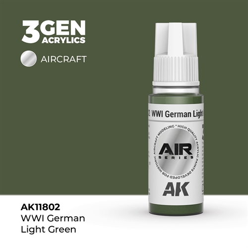 AK 11802 WWI GERMAN LIGHT GREEN - AIR, 17 ml