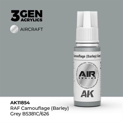 AK 11854 RAF CAMOUFLAGE (BARLEY) GREY BS381C/626 - AIR, 17 ml