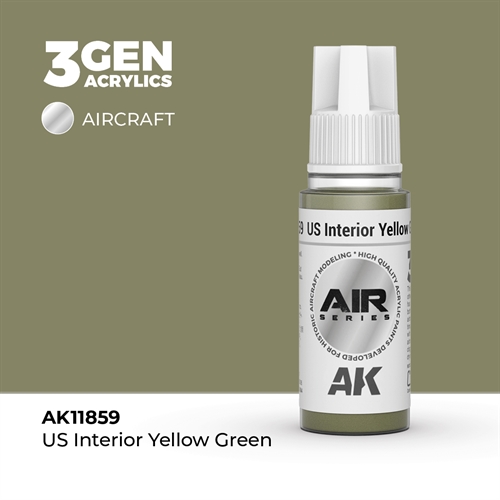 AK 11859 US INTERIOR YELLOW GREEN - AIR, 17 ml