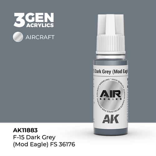AK 11883 F-15 DARK GREY (MOD EAGLE) FS 36176 - AIR, 17 ml
