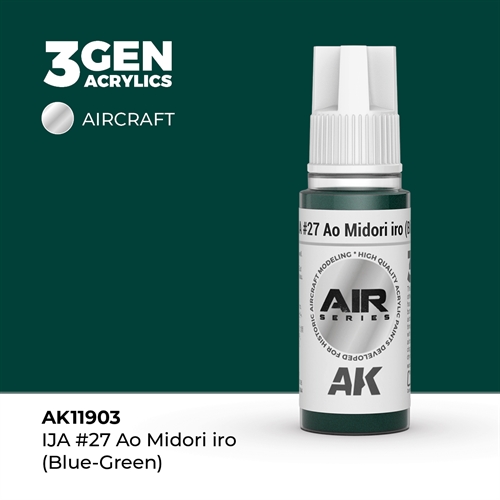 AK 11903 IJA #27 AO MIDORI IRO (BLUE-GREEN) - AIR, 17 ml