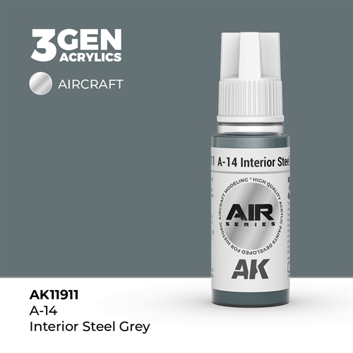 AK 11911 A-14 INTERIOR STEEL GREY - AIR, 17 ml