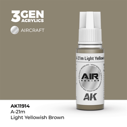 AK 11914 A-21M LIGHT YELLOWISH BROWN - AIR, 17 ml
