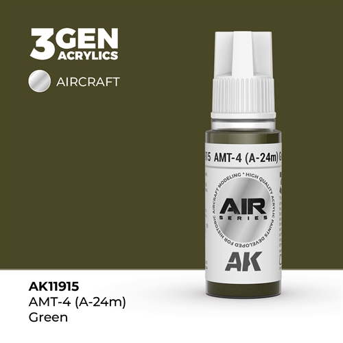 AK 11915 AMT-4 (A-24M) GREEN - AIR, 17 ml