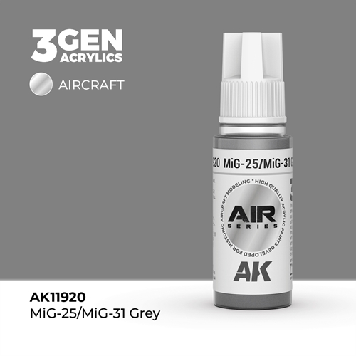 AK 11920 MIG-25/MIG-31 GREY - AIR, 17 ml