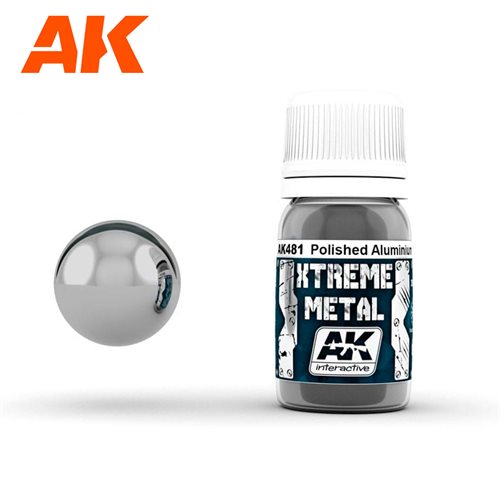 AK481 XTREME METAL POLISHED ALUMINUM 30ML