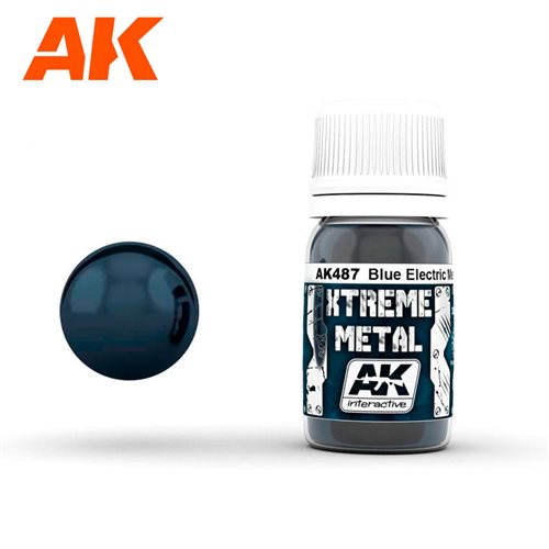 AK487 XTREME METAL METALLIC BLUE 30ML