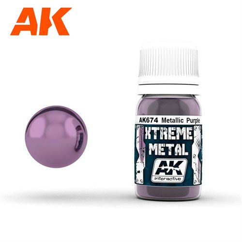 AK674 XTREME METAL METALLIC PURPLE 30ML