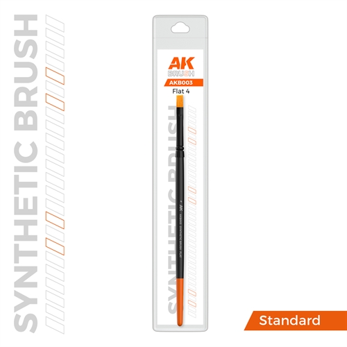 AKB003 SYNTHETIC BRUSH – FLAT 4