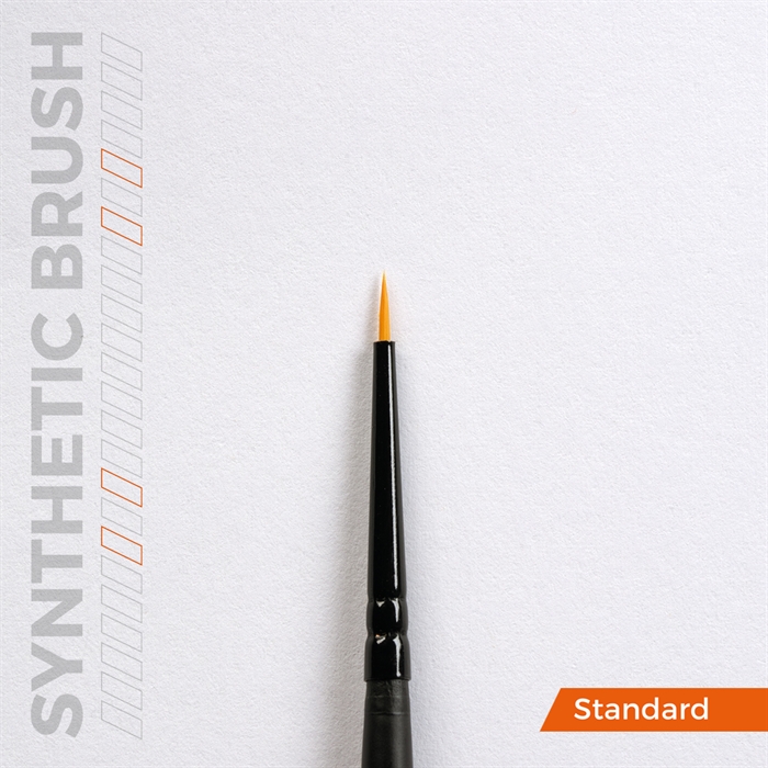 AKB005 SYNTHETIC BRUSH – ROUND 4/0