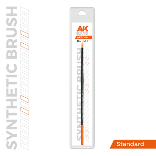 AKB008 SYNTHETIC BRUSH – ROUND 1