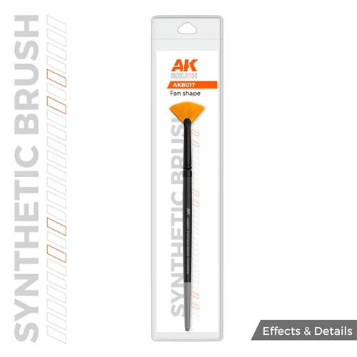 AKB017 SYNTHETIC BRUSH – FAN SHAPE