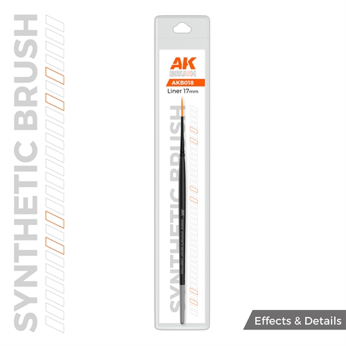 AKB018 SYNTHETIC BRUSH – LINER 17mm