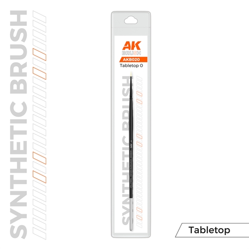 AKB020 SYNTHETIC TABLETOP BRUSH – 0