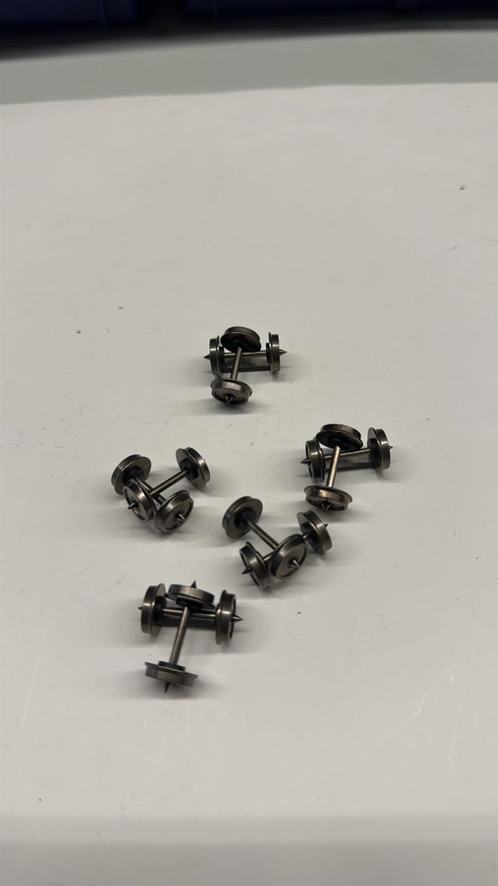Hobbytrade 99049 Plate Wheels DC-RP25, 10 pcs. - Improve your model railway set