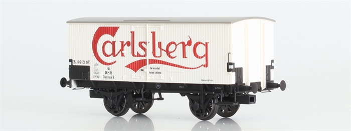 Dekas 872142 Lukket godsvogn. Carlsberg, ZA 99 518, 1954-61, H0 