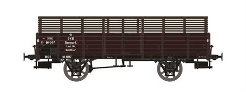 Dekas 873036 DSB PF 16 007, brown, handbrake and turf fence