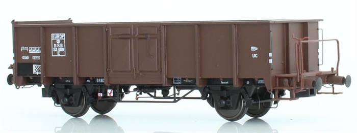 Dekas 873077 DSB E 53 480 – wagon in 1960s service, featuring the EUROP marking, approx. 1960–65.