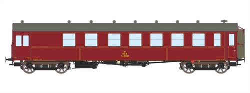 Dekas 876126 DSB CPE 2993, with livery, approx. 1944-56