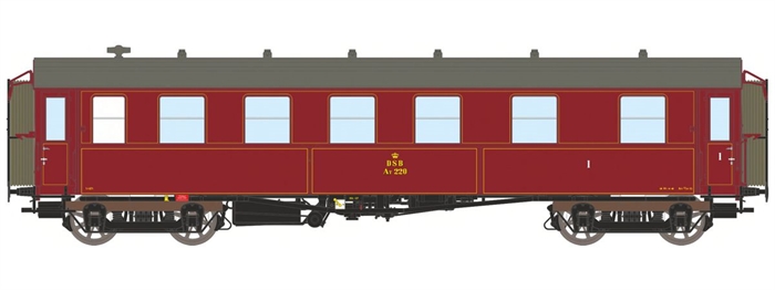 Dekas 876171 DSB AT 220 Passenger Coach, approx. 1945–55, UPCOMING NEW RELEASE 2027