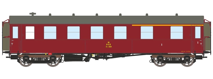 Dekas 876172 DSB AT 219 Passenger Coach, approx. 1956–67, UPCOMING NEW RELEASE 2027