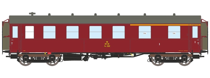 Dekas 876173 DSB AT 212 Passenger Coach, approx. 1956–62, UPCOMING NEW RELEASE 2027