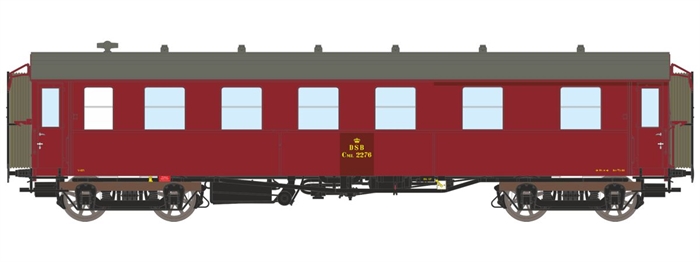 Dekas 876174 DSB CML 2276 Passenger Coach, c. 1960–65, UPCOMING NEW RELEASE 2027