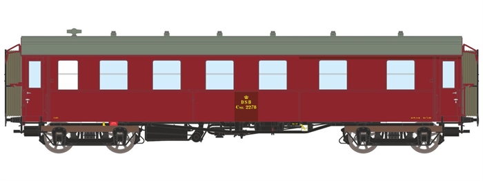 Dekas 876175 DSB CML 2278 Passenger Coach, c. 1960–65, UPCOMING NEW RELEASE 2027