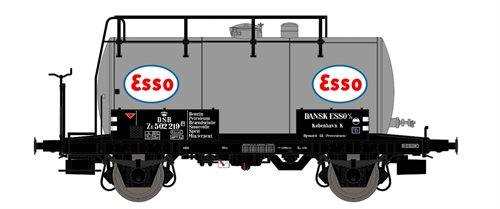 Dekas H0 F0004 DSB ZE 502 235 (ESSO) 1961-65 tankvogn, NYHED 2019