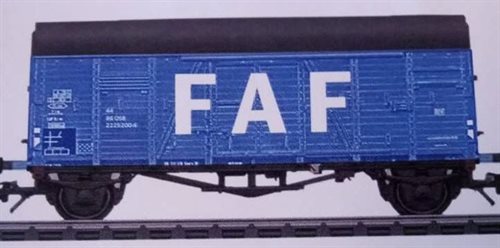Märklin 94528 2-axle closed freight wagon from Fyns Andels Foderstof, DSB, H0