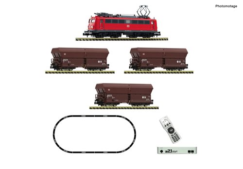 Fleischmann 5170002 z21 start Digitalset: Elektrolokomotive BR 140 mit Güterzug, DB AG, ep V-VI, SPOR N, KOMMENDE NYHED 2023