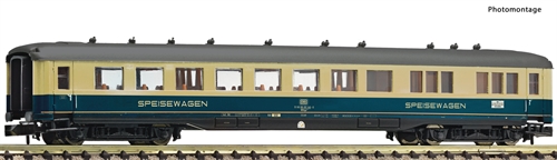 Fleischmann 6260038 Skirted dining car, DB, ep IV