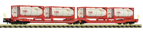 Fleischmann 6660054 Articulated double pocket trolley T3000e, ÖBB/RCW, TRACK N