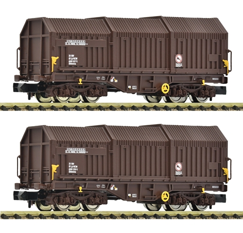 Fleischmann 6660075 Telescopic sliding wall wagons RCW, Gauge N