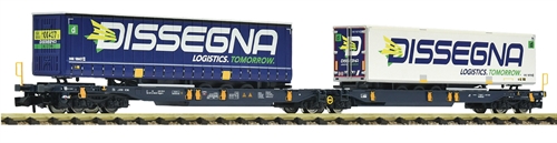 Fleischmann 825029 T2000 double pocket wagon set, Wascosa, Gauge N