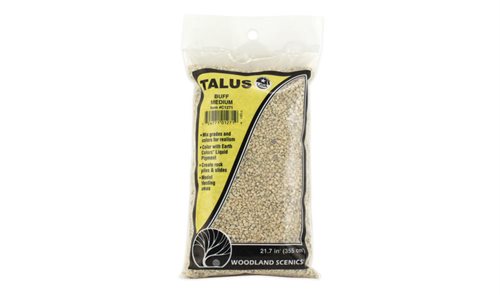 Woodland Scenics C1271 Talus Medium Buff, Medium Stone, 340 gr