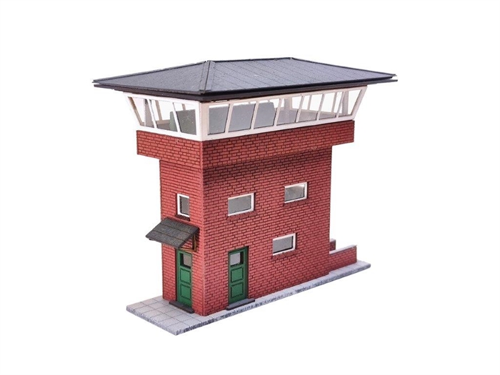 Hobbytrade 87266 Modern Block Post, red, H0