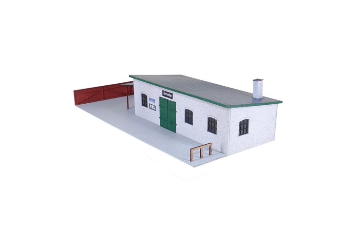 Hobbytrade 87351 Village Blacksmith in White Plaster, H0