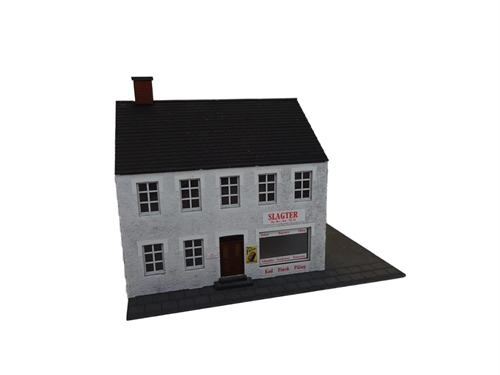 Hobbytrade 87204 Two-storey town house with butcher, H0