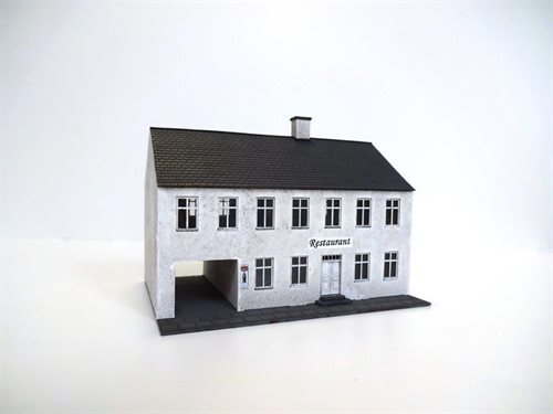 Hobbytrade 87212 Bygning med restaurant H0 NYHED 2019