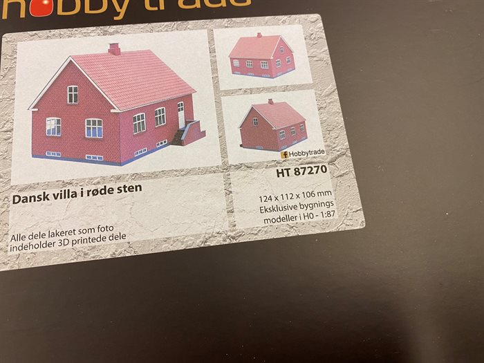 Hobbytrade 87270 Danish villa in red stone, Laser cut, H0