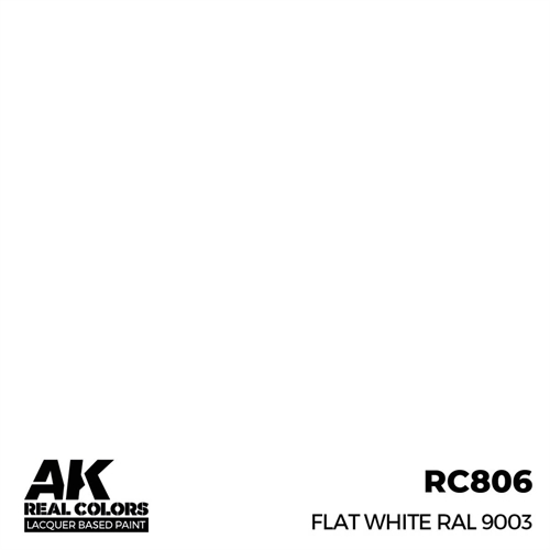AKRC806 Matt White RAL 9003, 17 ml