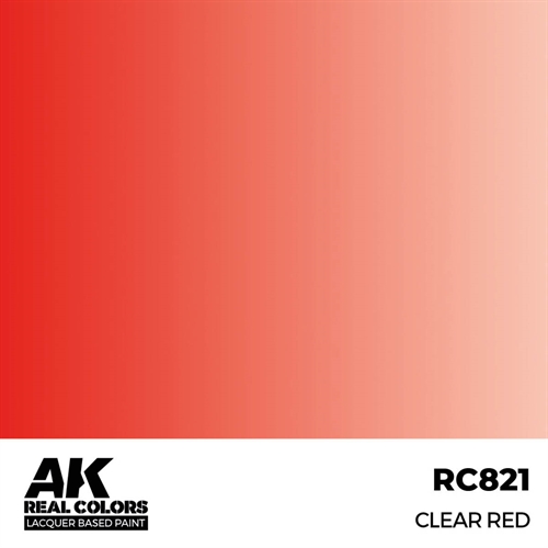 AKRC821 Clear Red, 17 ml