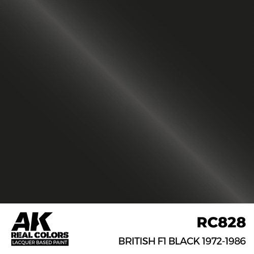 AKRC828 British F1 Black 1972-1986, 17 ml