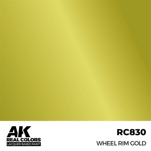 AKRC830 Wheel Rim Gold, 17 ml